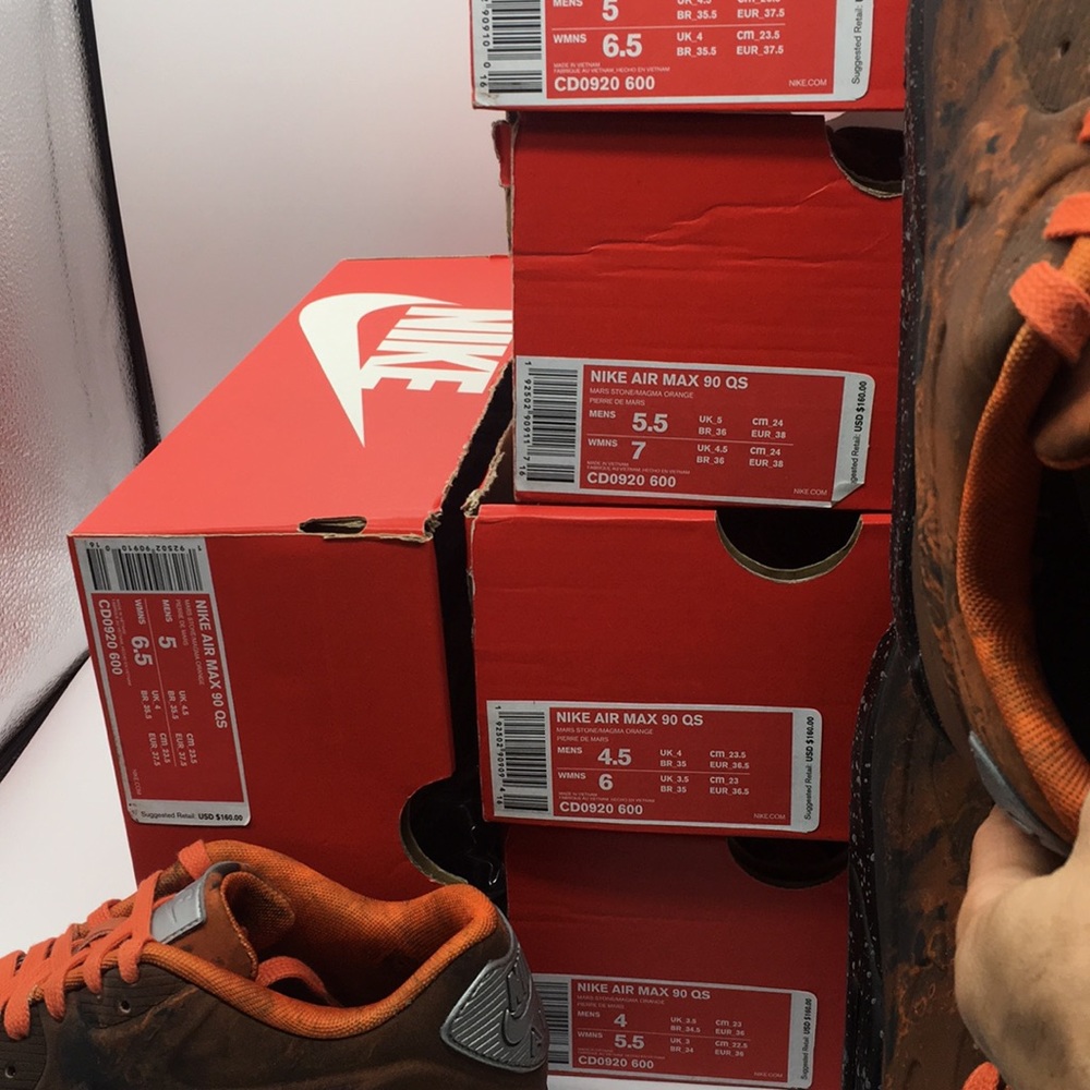 Nike Air Max 90 QS mars stone/magma orange - Picture 8 of 8